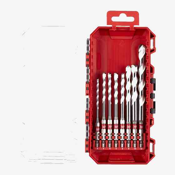 Набор сверл универсальных ShW HEX MILWAUKEE №2, (8шт) Одесса