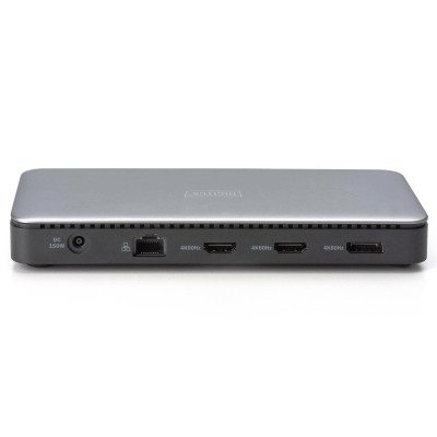 Порт-реплікатор Digitus USB-C &gt; 2xHDMI/DP/2xUSB-A/USB-C/SD/MicroSD/RJ54/DC/Audio (DA-70917) Вінниця - фото 10