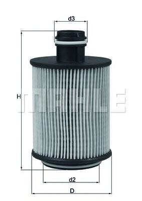 KNECHT (MAHLE) OX 559D — Оливний фільтр для OPEL / SAAB | Надійний захист двигуна та стабільна робота Ковель - фото 2