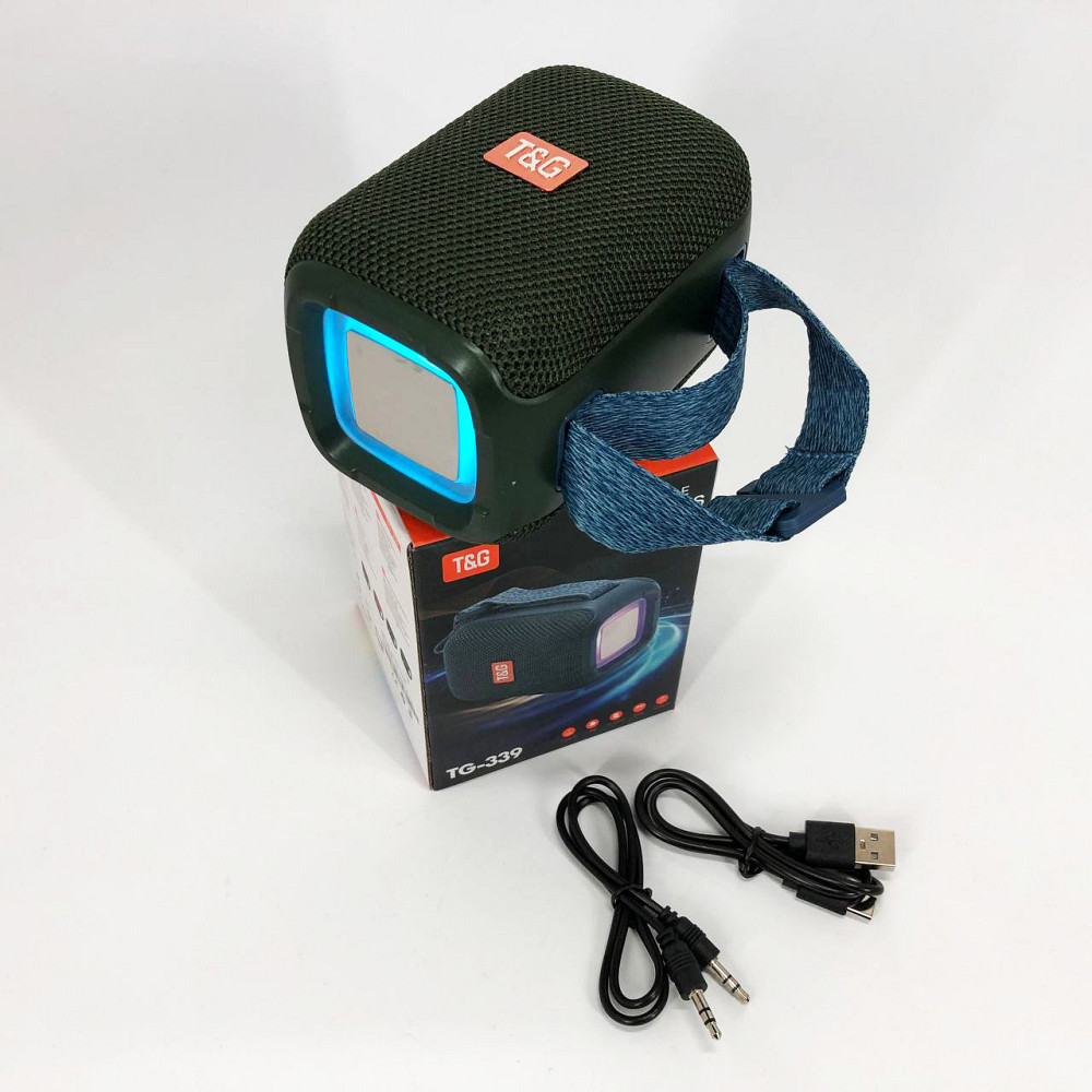 Портативна колонка з підтримкою bluetooth TG339, Портативна блютуз колонка світлодіодна IU-83 Львів - фото 12