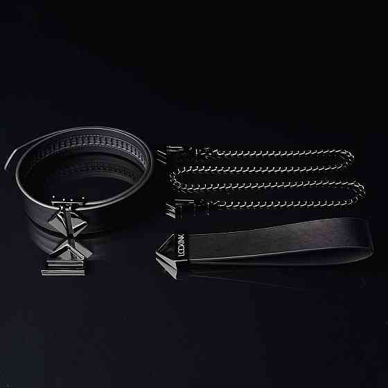 Поводок LOCKINK Tied Collar with Leash Set - Black Sex Aura Київ