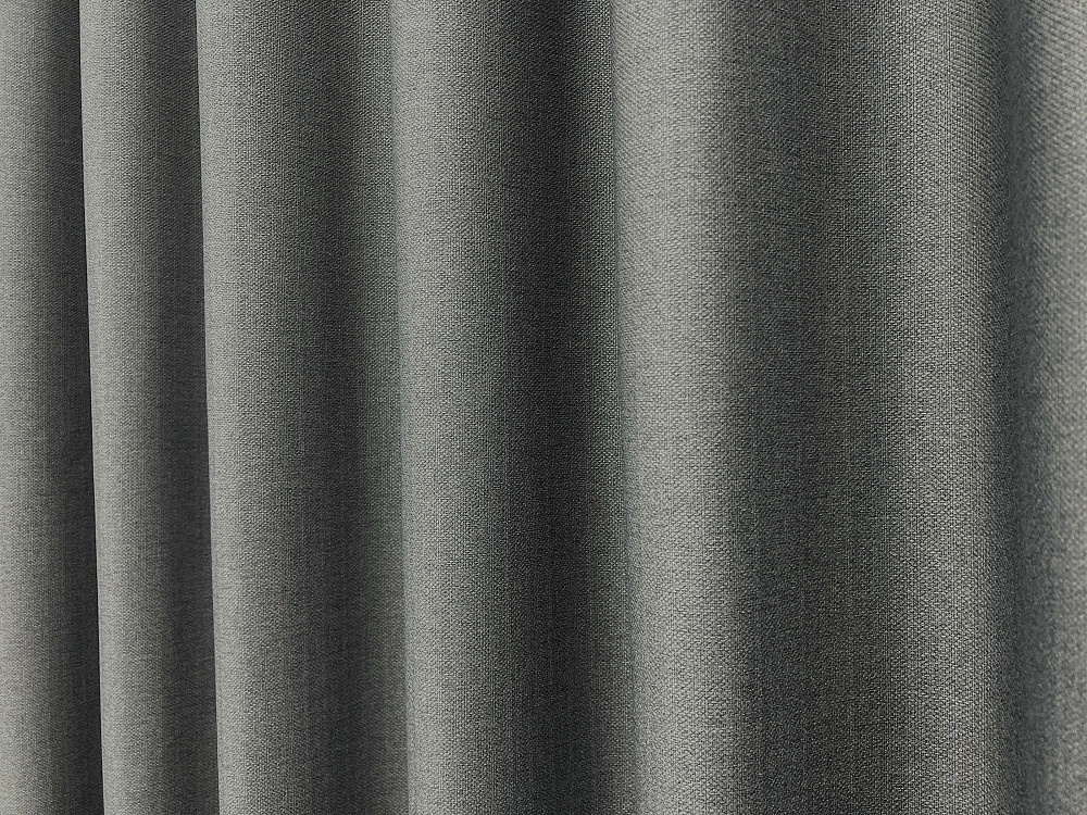 Комплект готових штор VR-Textil Шеніл однотонний № 1592ш Сірий 150х270 см 2 шт (33-0557) Київ - фото 16