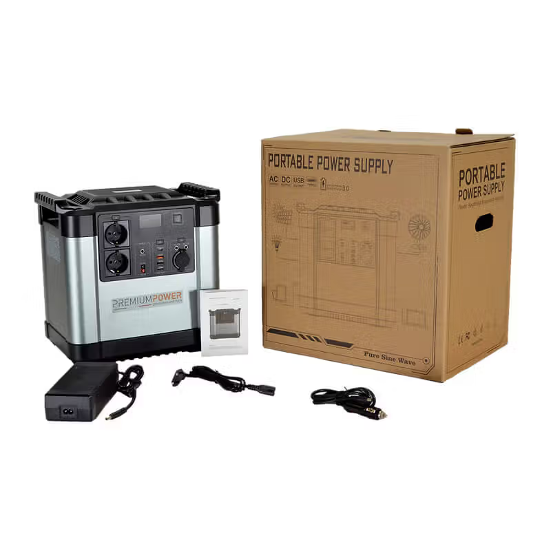 Портативна зарядна станція PremiumPower PB2000N : 2/4 кВт, 3,7 V, 600 Ач (PB2000N) Київ - фото 4