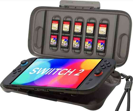 Чохол JSAUX PC0116 амортизуючий для Nintendo Switch 2 Чорний. Харків