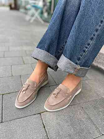 Лоферы женские GREMMY капучино натуральная замша 36-40 (5513) Коломыя