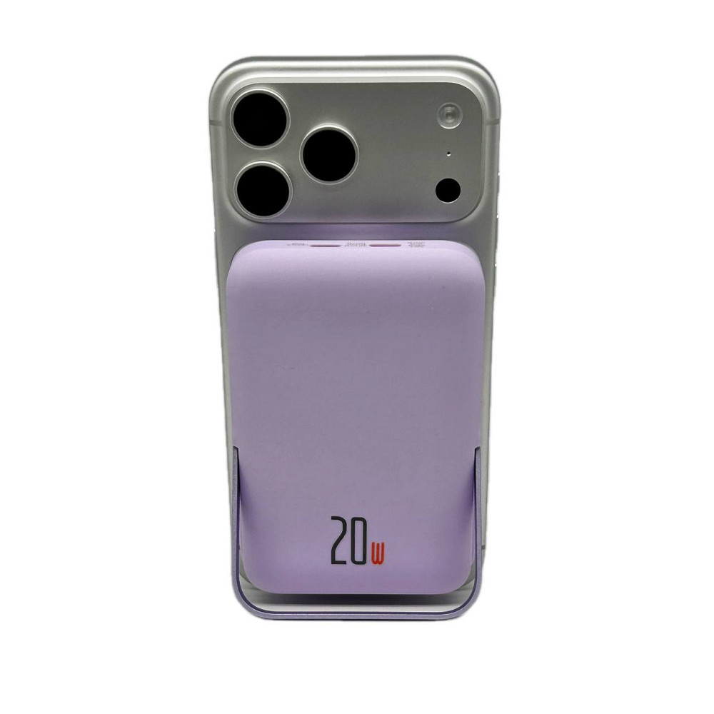 Повербанк Q15 10000 mAh 20W (MagSafe) - Фіолетовий Киев - изображение 7
