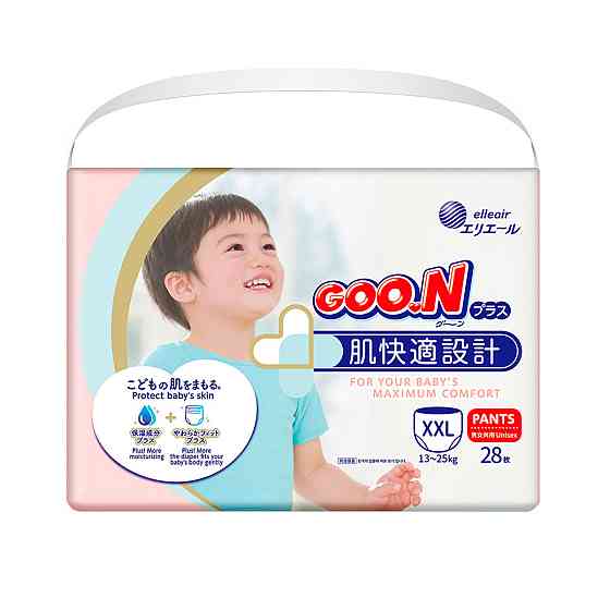 Трусики-підгузки Goo.N Plus для дітей (розмір 6(XXL), 13-25кг, 28шт) Дніпро