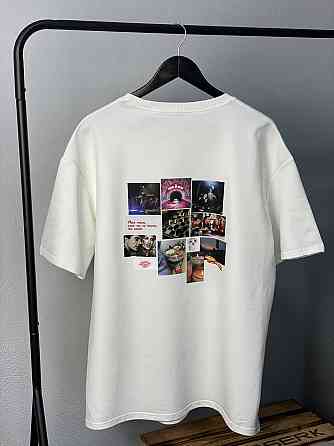 Футболка оверсайз із колажем віш-листа Чернівці