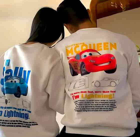 Парні світшоти "Тачки" — Саллі та Блискавка МакКвін Чернівці