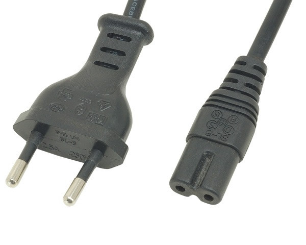 Кабель живлення 220В 1.5 м, 0,5мм2 IEC-C7 (для аудіо-відео техніки) Вінниця - фото 1