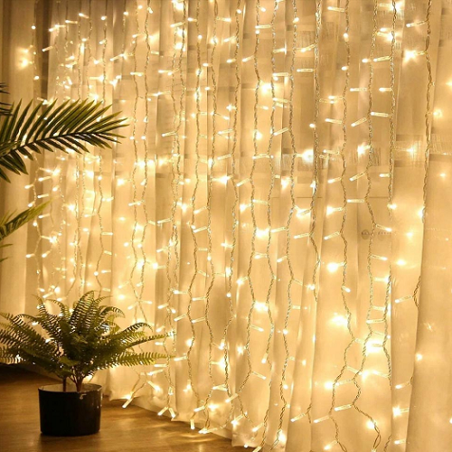 Світлодіодна гірлянда завіса (штора) 300 Led 3*3м теплий колір USB CW-GW-300L33U ColorWay Житомир - изображение 3