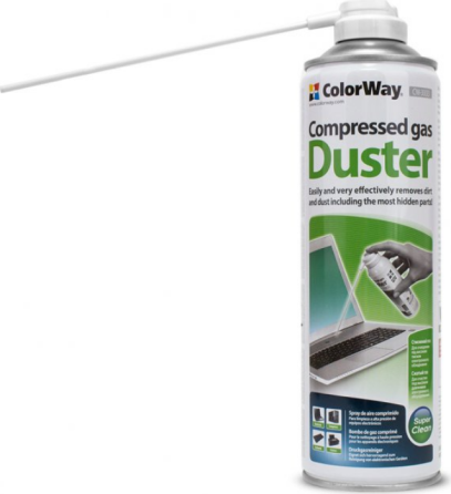 Очисне стиснене повітря для оргтехніки 500мл ColorWay CW-3333 Житомир