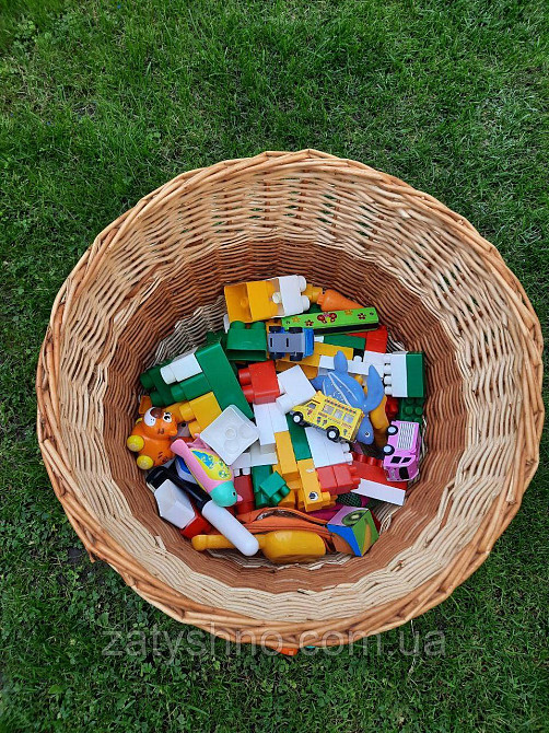Корзина плетеная большая, для игрушек Киев - изображение 4