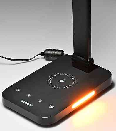 LED лампа настільна з бездротовою зарядкою VIDEX VL-TF17B 18W 1800-6500K Вінниця