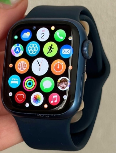 Смарт-Часи: Apple Watch Series 7 41 mm. 97%акб. Blue Aluminium Cace Київ - фото 5