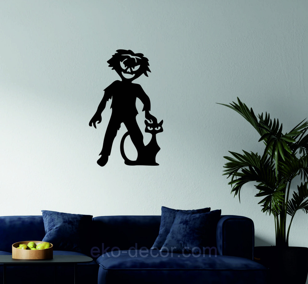 Декоративне настінне Панно «Силует дітей. Хеллоуїн», Декор на стіну Київ - фото 2