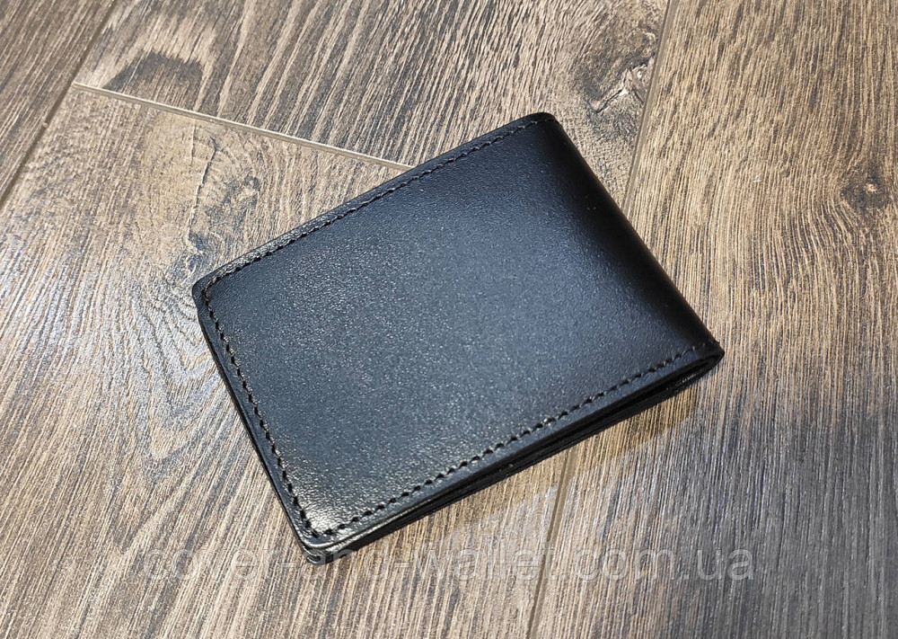 Маленька шкіряна обкладинка для прав і ID документів на чотири відділи Leather Київ - фото 6