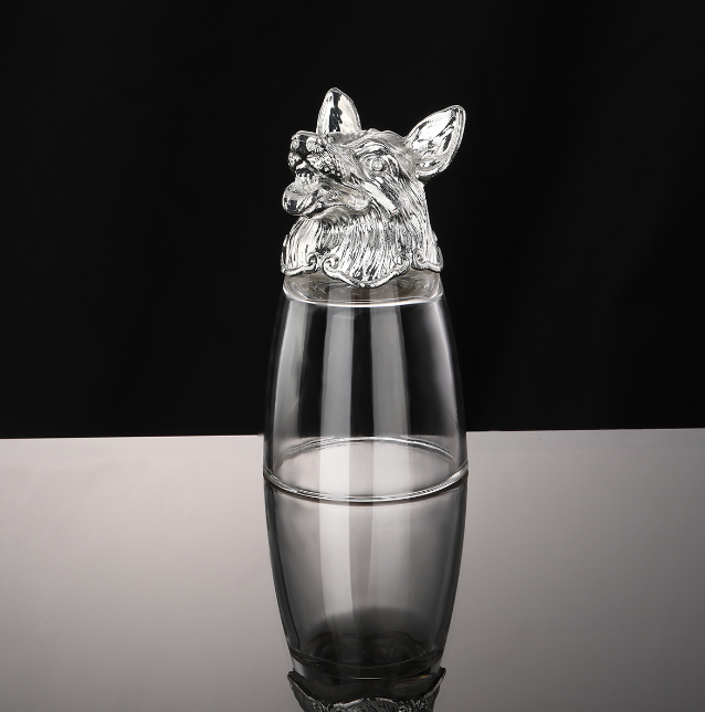 Набор рюмок Китайский гороскоп 30 мл х 12 шт Графин 300 мл в Кейсе Круглый бамбуковый Разнос Серебро Кременчуг - изображение 9