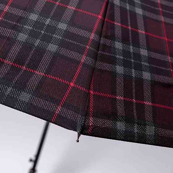 Полуавтоматический классический зонт-трость красный Киев