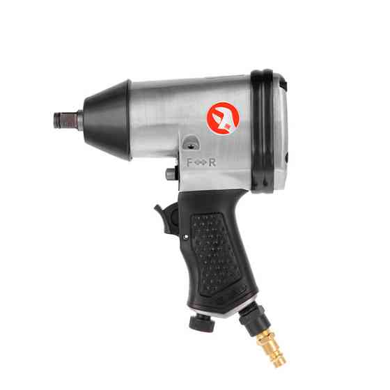 Гайковерт пневматичний 1/2", до 6 атм, 345 Нм, 7000 об/хв, 260 л/хв, набір головок 17 од., кейс INTERTOOL PT-1101 Київ