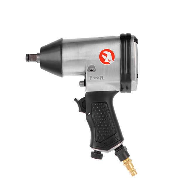 Гайковерт пневматичний 1/2", до 6 атм, 345 Нм, 7000 об/хв, 260 л/хв, набір головок 17 од., кейс INTERTOOL PT-1101 Київ - фото 6