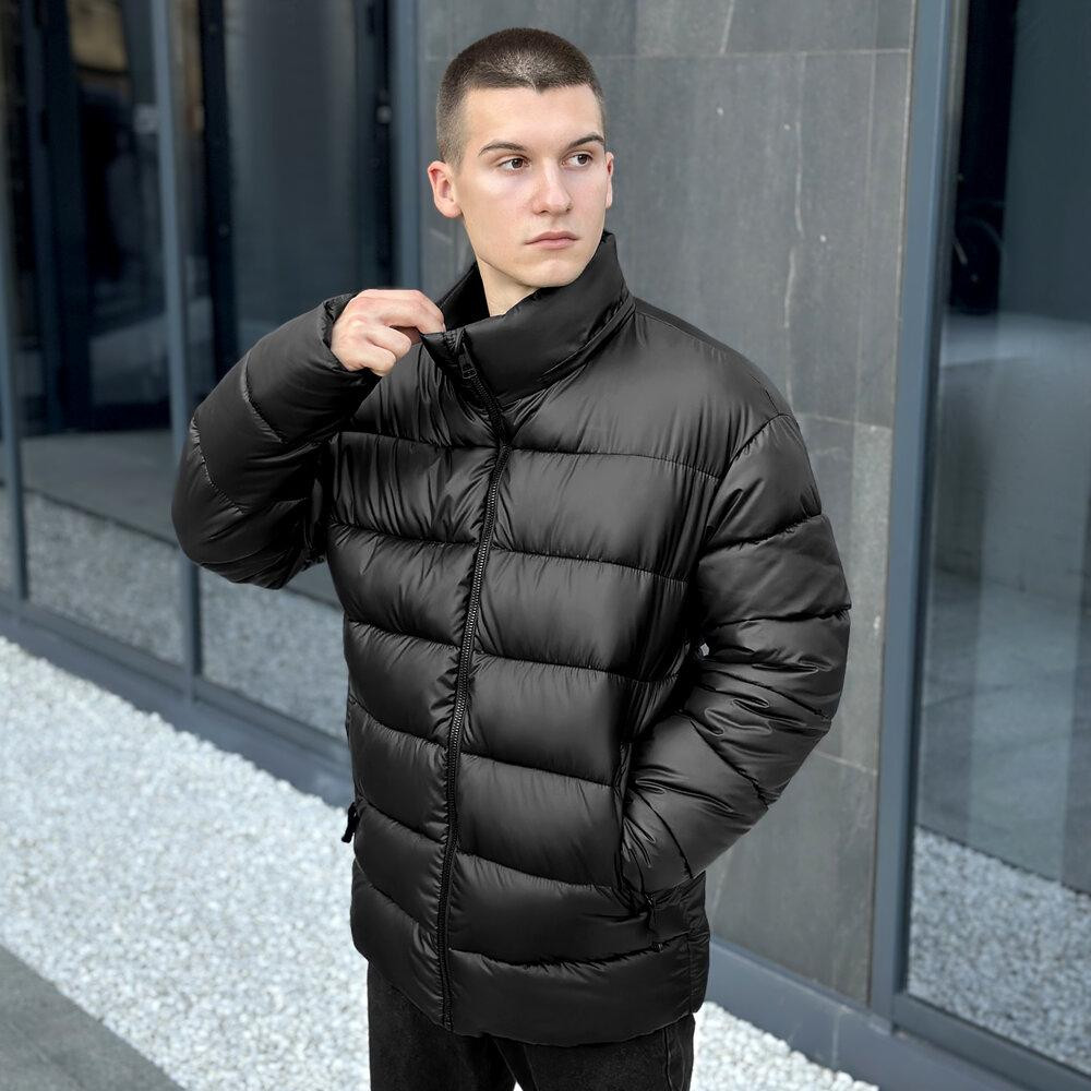 Чоловіча зимова куртка чорна Pobedov Snowfall Київ - фото 8