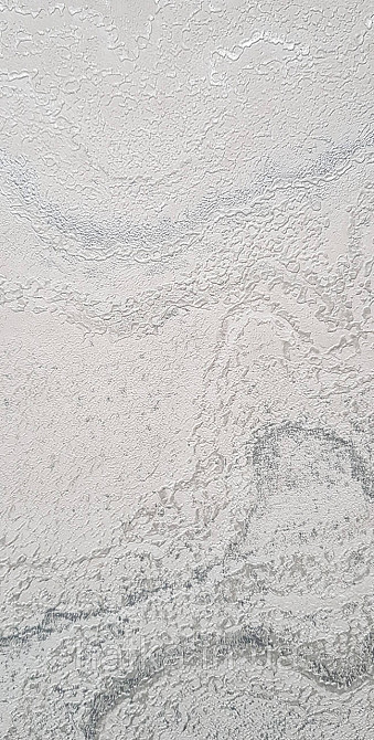 Шпалери вінілові на флізеліні AS creation Della Natura 1.06Х10 абстракція хвилі структурні білі сріблясті Київ - фото 3