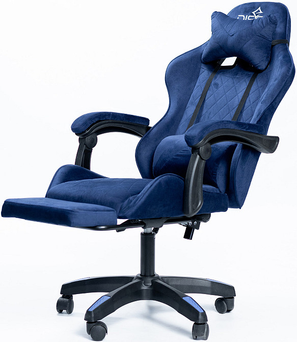 Крісло геймерське DIEGO ALCANTARA PRO Dark Blue Київ - фото 5