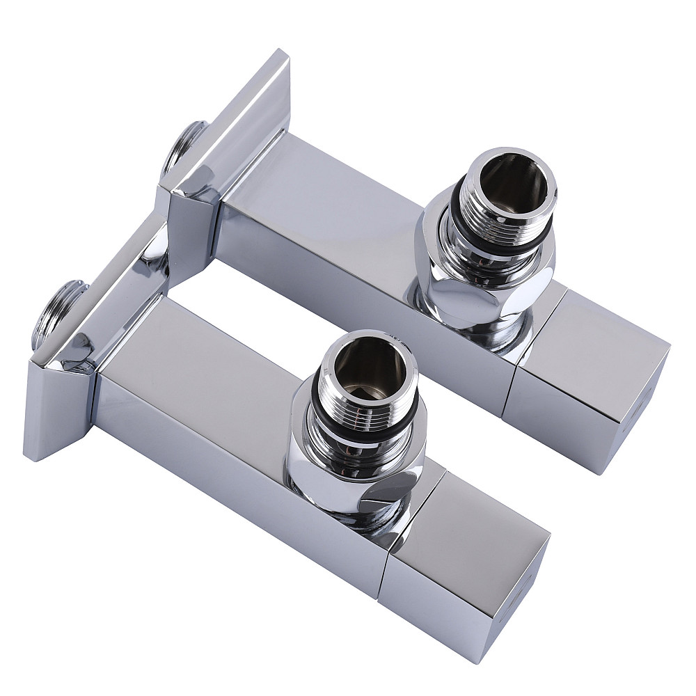 Набір Кран напівобертовий кутовий з американкою SOLOMON LUX 1/2″ CUBE CHROM 8888 (1уп.) Луцк - изображение 4