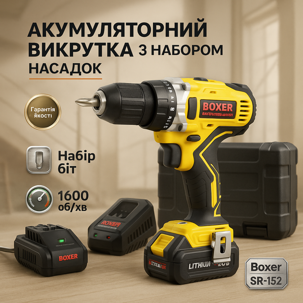 Безщітковий акумуляторний шуруповерт з набором біт, Електрична викрутка для дрібних деталей QB-50 Львів - фото 11
