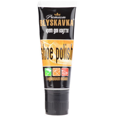 Крем для взуття Blyskavka З аплікатором Білий 75 мл (4820055140577) Вінниця - фото 1