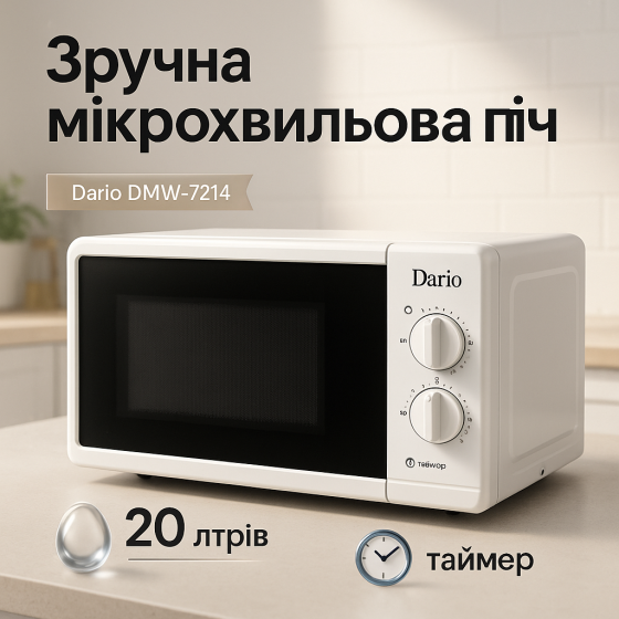 Домашние микроволновки Dario, Лучшие микроволновые печи, Микроволновая печь для разогрева еды QW-70 Львов