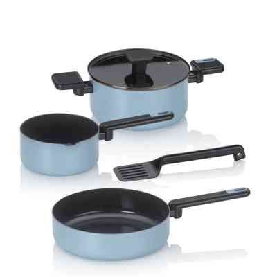 Набор посуды Kela Mira, димчасто-блакитний, 5 предметів (15200) Винница