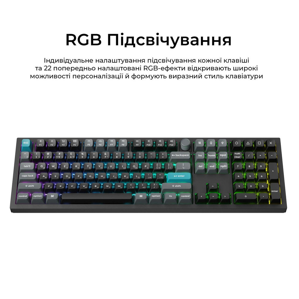 Клавіатура бездротова Keychron Q6 Ultra Keychron Red Switch Black RGB (Q6U-M1-UA) ( 29670 ) Харьков - изображение 15