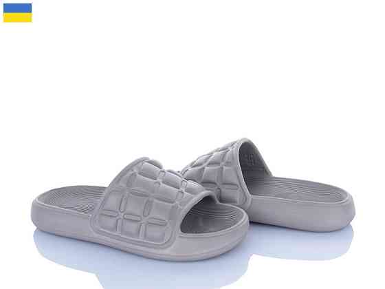 Шлепанцы женские серые новинка легкие удобные красивые ЭВА 40 Одесса