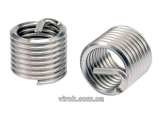 Вставки для ремонту різьби YATO М8 х 1.25 х 10.8 мм, упак. 20 шт. [50/200] Одеса