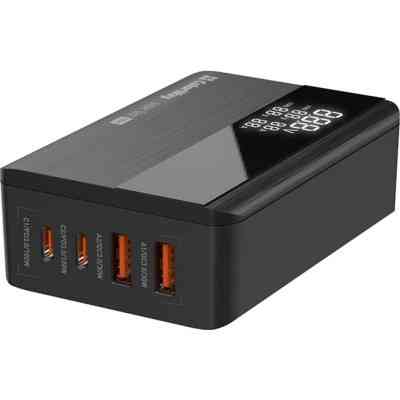 Зарядное устройство ColorWay Power Delivery GaN (2USB-A + 2USB TYPE-C) (100W) black (CW-CHS041PD-BK) Винница