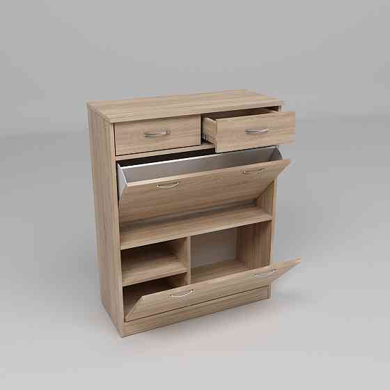 Тумба для обуви №4, Дуб Сонома, 800/350/1010 Львов