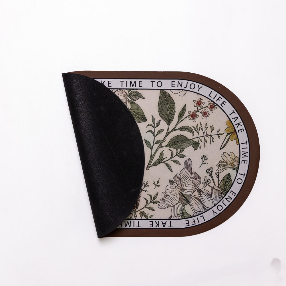 Jiamat Килимок діатомітовий Floral Oval 38*58 см універсальний овальний HP-42-50 Коломия - фото 2