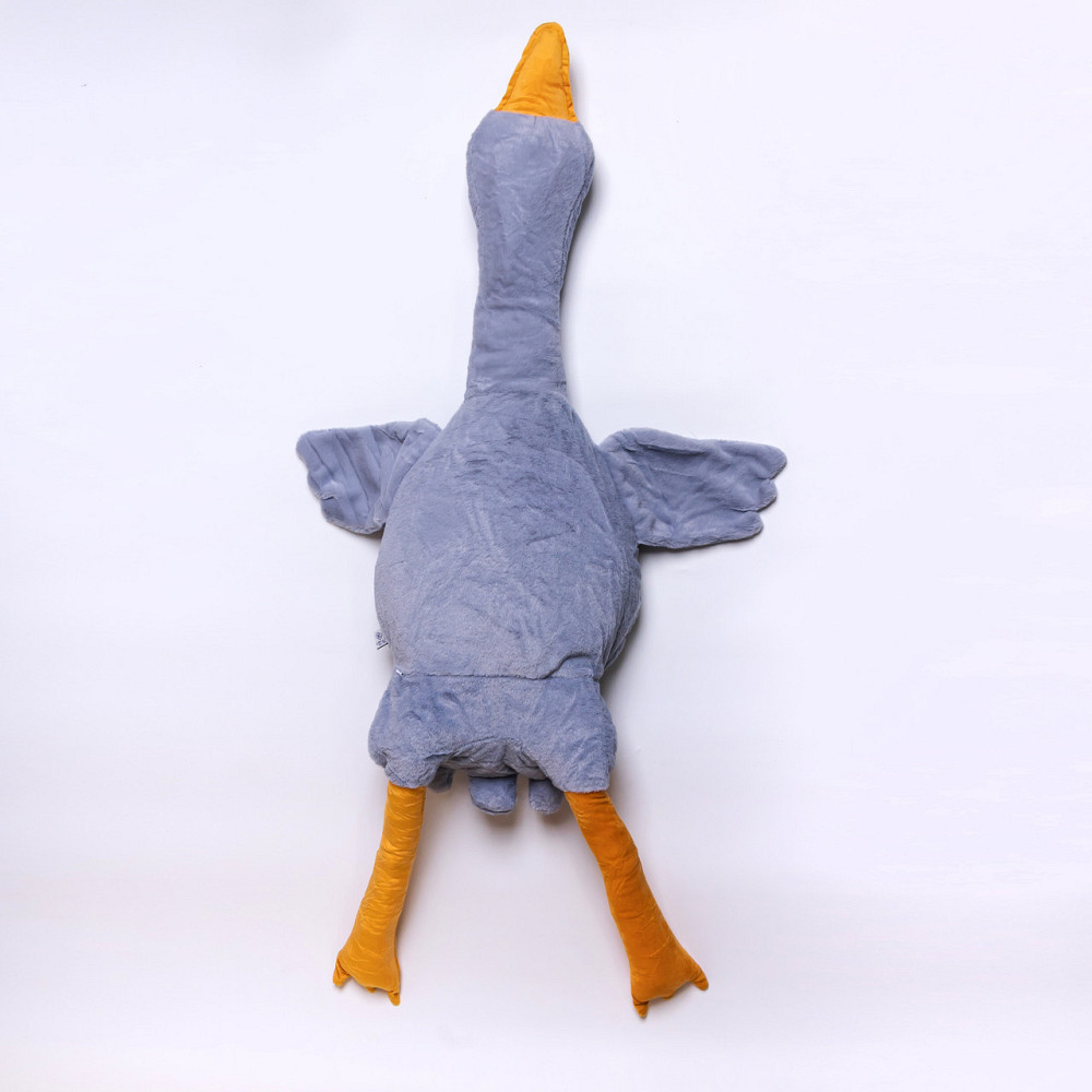 Мягкая игрушка-подушка с пледом внутри Гусь-обнимусь 135 (см) игрушка плед 3 в 1 детский плюшевый плед Серый 520-6G SBR Киев - изображение 4