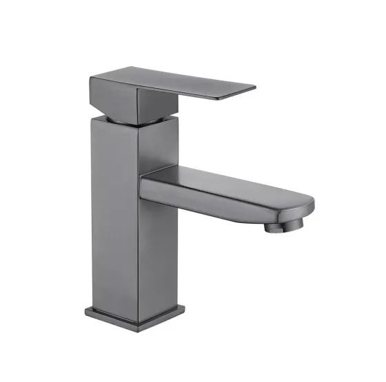 Смеситель для умывальника WEZER PRO1-02-GUNGREY графит Киев