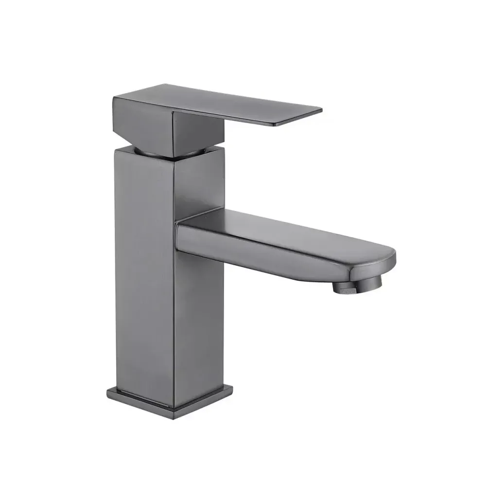 Смеситель для умывальника WEZER PRO1-02-GUNGREY графит Киев - изображение 1