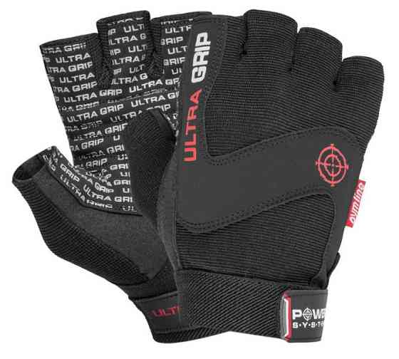 Рукавички для фітнесу Power System PS-2400 Ultra Grip Black M Каменское