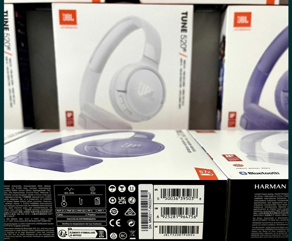 Навушники з Мікрофоном: JBL Tune 520 Вт. White / Purple Blue. У наявності! Харків - фото 3