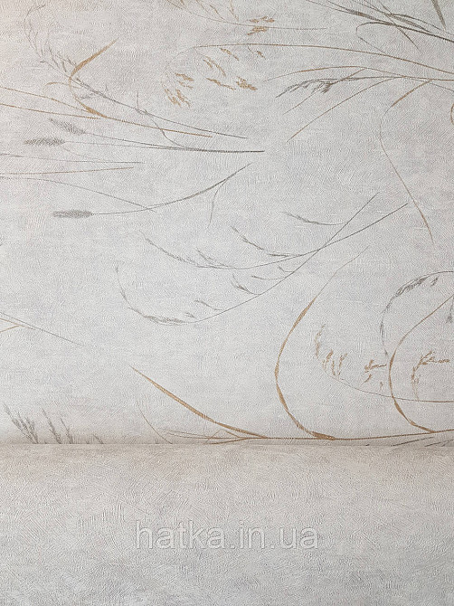 Шпалери метрові вінілові на флізеліні Sintra Vila прованс польові квіти рослини бузково сірі 533222 Київ - фото 1