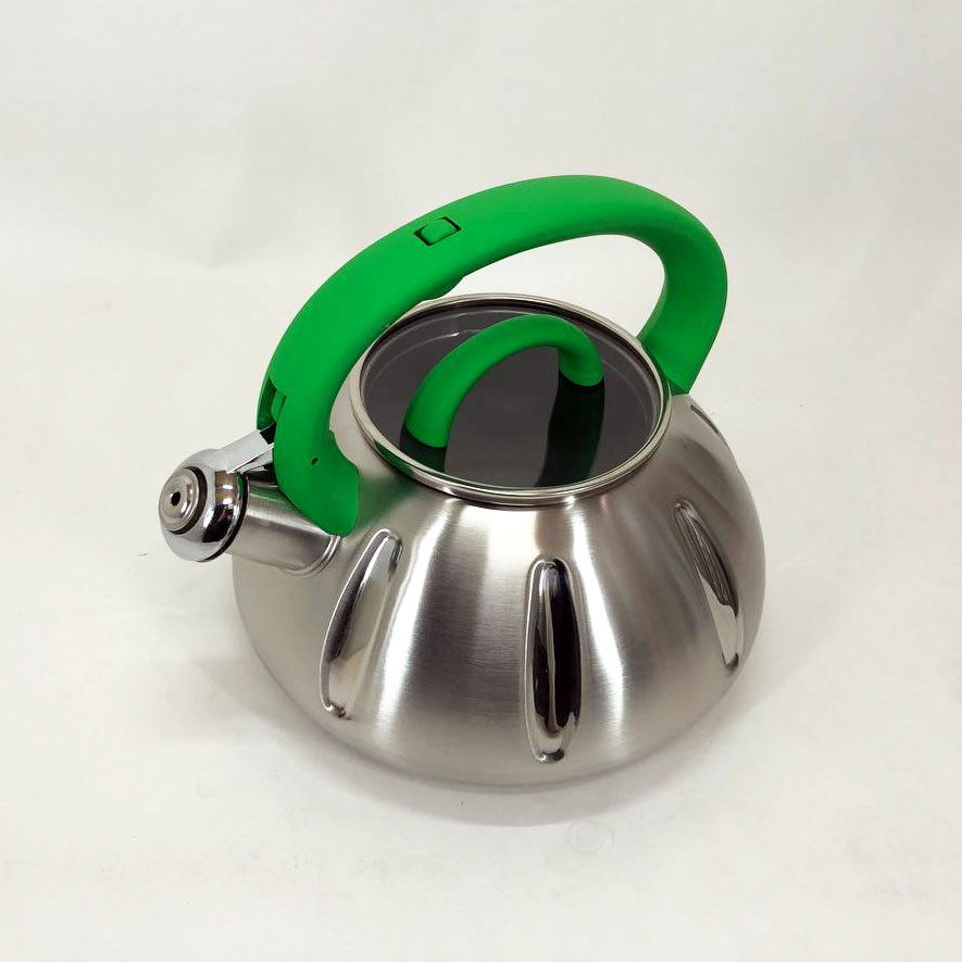 Чайник со свистком с удобной нейлоновой ручкой, Чайник для плиты со свистком для чая TW-12 Львов - изображение 9