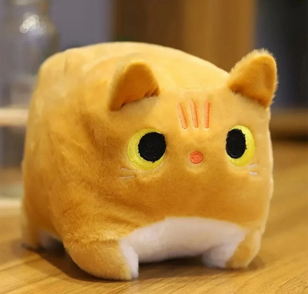 ПЛЮШЕВАЯ ПОДУШКА 25см ТАЛИСМИН КВАДРАТНЫЙ КУДЛ КОТ КОТЕНКА 25 СМ Киев - изображение 4