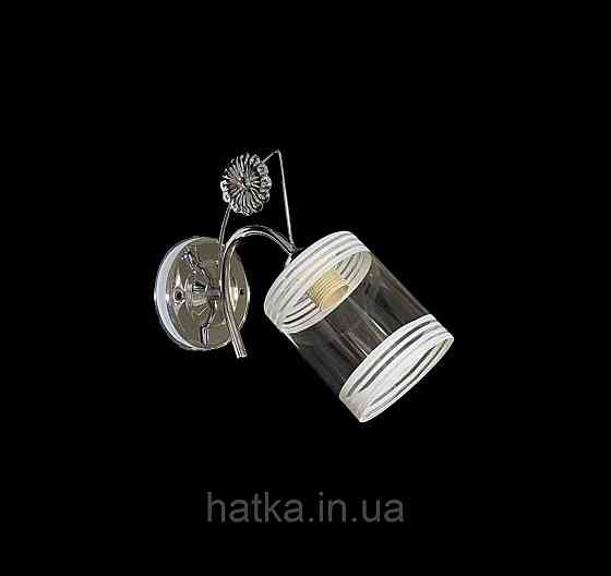 Бра настінне на 1 плафон VALESO B-2408B/1 для спальні та коридору хром Київ