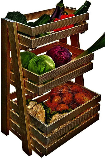 Стелаж для овочів і фруктів "Скорінта" мускат Миколаїв - фото 1