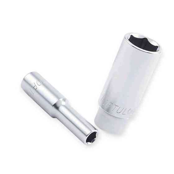 Головка торцевая шестигранная удлиненная 1/2 17мм CrV Мукачево